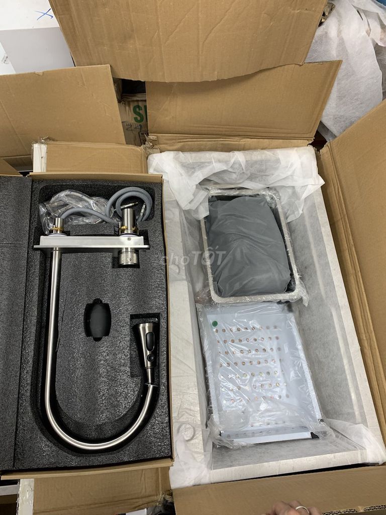 Chậu rửa bát Inox 304, Đồng mới. Mua bán Dụng cụ nhà bếp tại Quận Thanh Xuân Hà Nội được đăng bởi Đào Thanh Bình hình 1