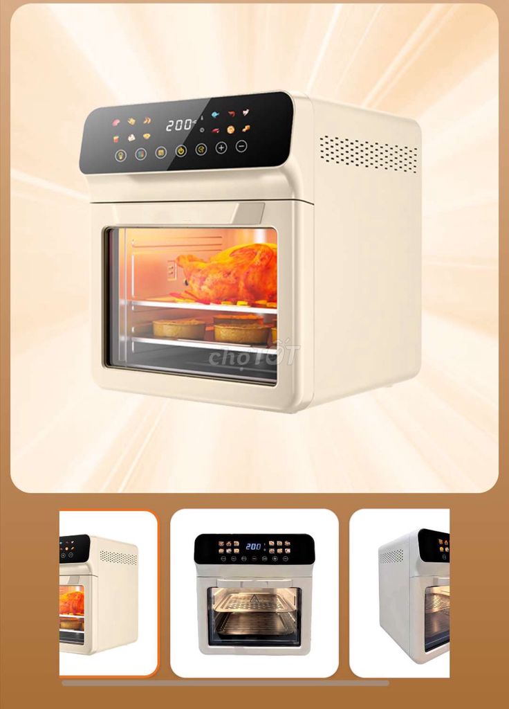 Lò nướng không dầu Royalstar 2025 Trắng kem. Mua bán Bếp, lò, đồ điện nhà bếp tại Quận Bình Thạnh Tp Hồ Chí Minh được đăng bởi Vĩ Nguyễn hình 1