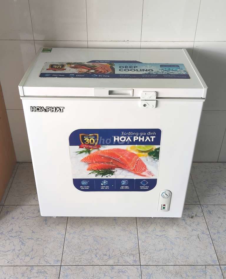 Mới 98% Tủ đông hòa phát 162lit tiết kiệm điện. Mua bán Tủ lạnh tại Thành phố Dĩ An Bình Dương được đăng bởi DUY ANH hình 1