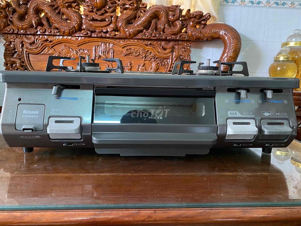 Bếp ga Rinnai KSM64DG Xám. Mua bán Bếp, lò, đồ điện nhà bếp tại Thành phố Vĩnh Long Vĩnh Long được đăng bởi minhtu hình 1