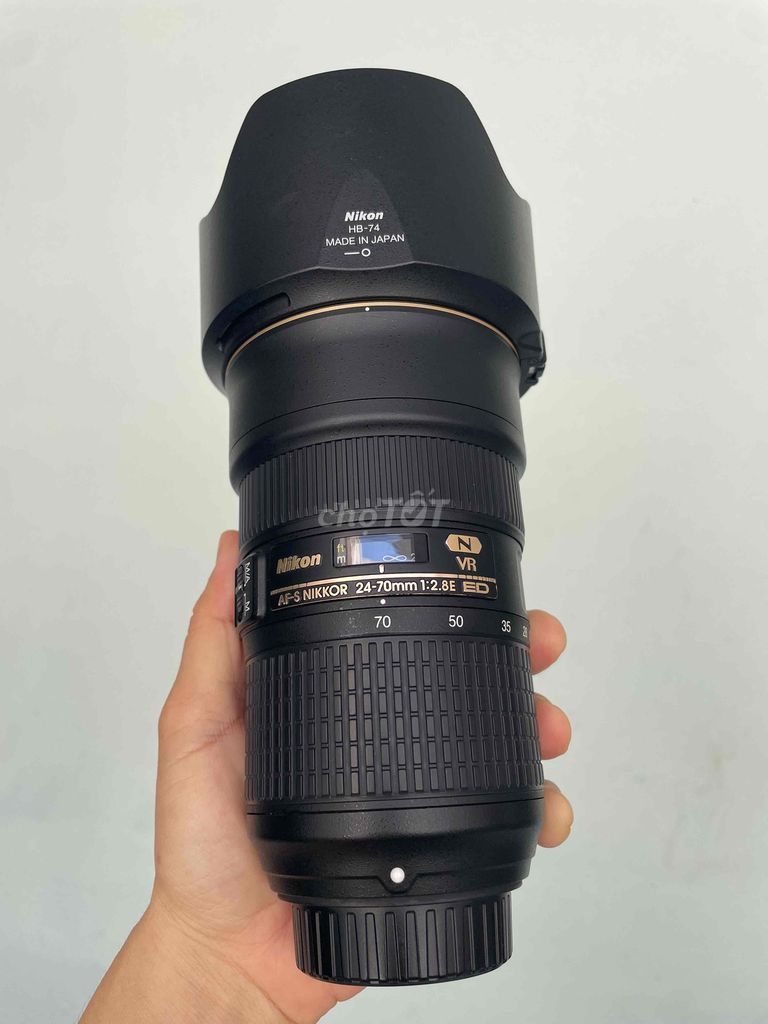 Ống kính Nikon 24-70mm f2.8 VR. Mua bán Máy ảnh, Máy quay tại Quận 3 Tp Hồ Chí Minh được đăng bởi huonglan Nguyễn  hình 1