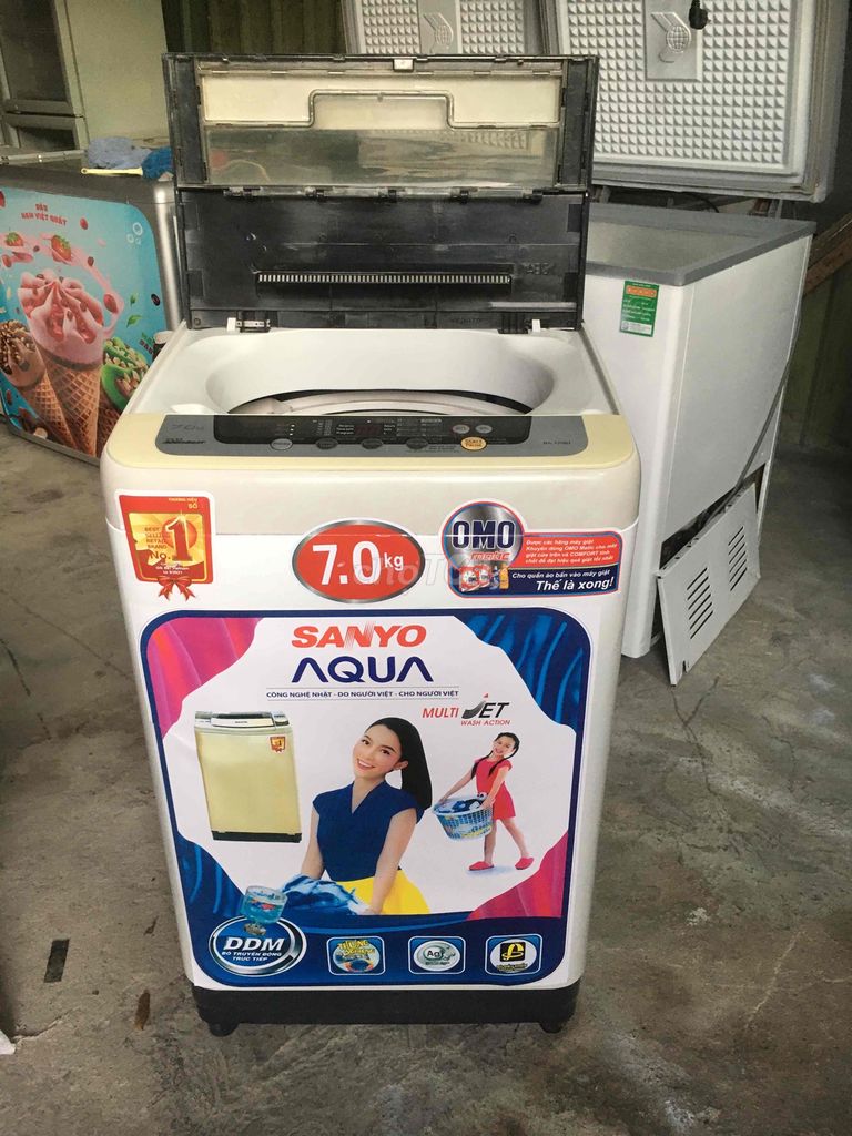 Cần thanh lý máy giặt Aqua 7kg nguyên zin
