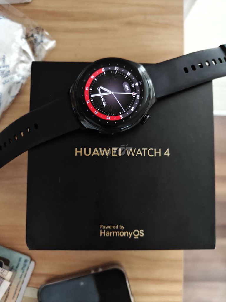 Huawei Watch 4 46mm LTE Đen fullbox gl. Mua bán Thiết bị đeo thông minh tại Quận 5 Tp Hồ Chí Minh được đăng bởi Strawberry Táo hình 1