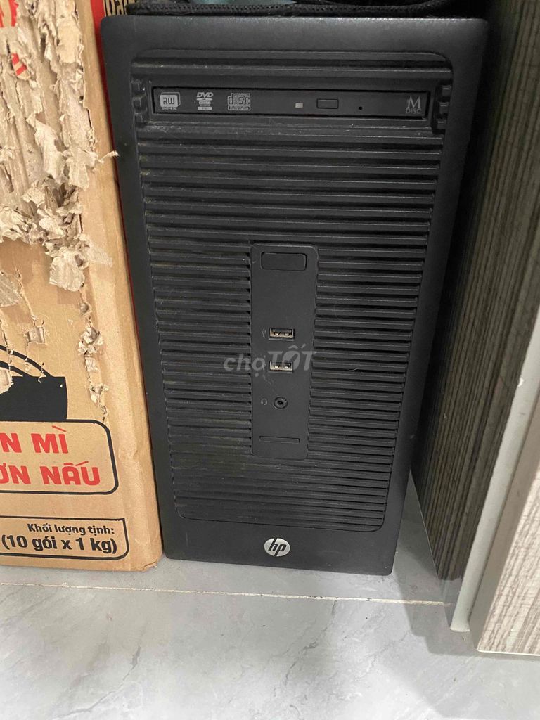 Máy tính để bàn HP G4400 8GB Đen. Mua bán Máy tính để bàn tại Thị xã Đông Hòa Phú Yên được đăng bởi Thế Bính hình 1