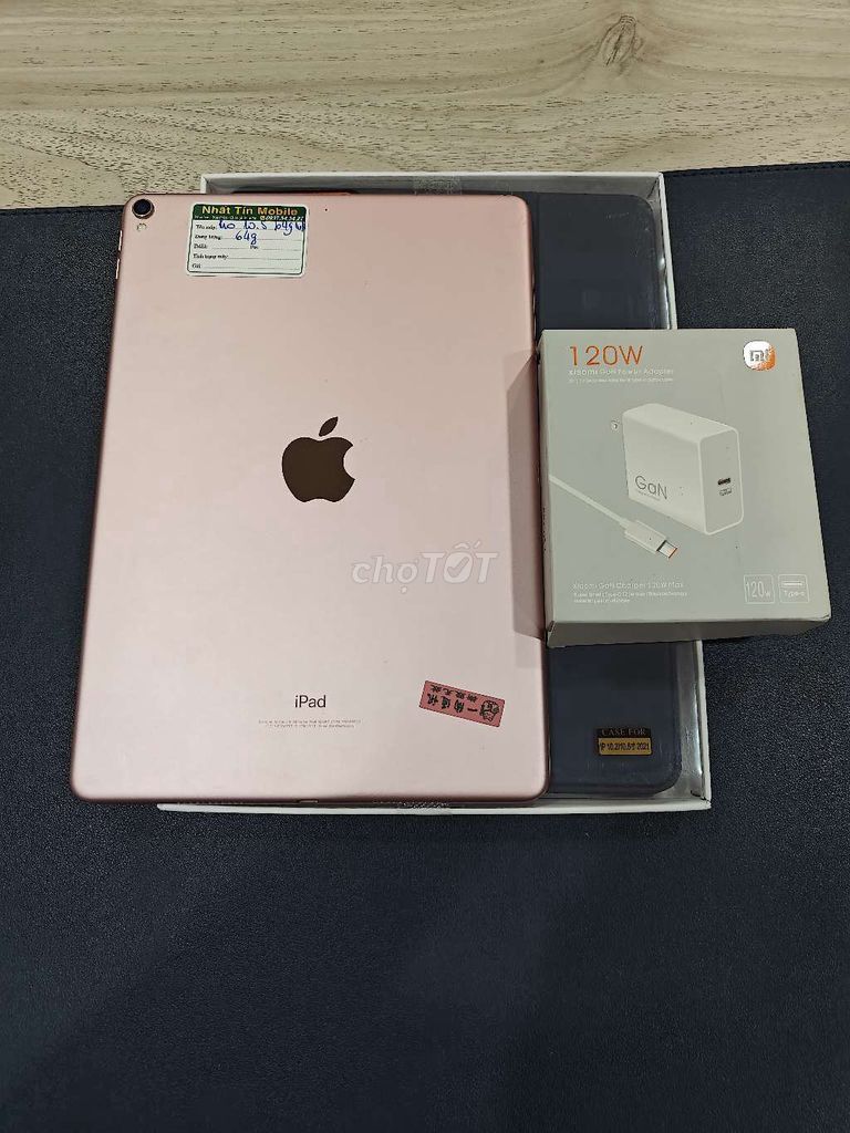 iPad Pro 10.5 64g wifi máy màu hồng 98,8%, pin cao