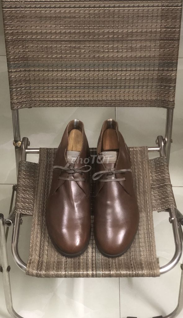 Giày Da S.Ferragamo (Auth)(Italy) Sz 41.5 / 42!