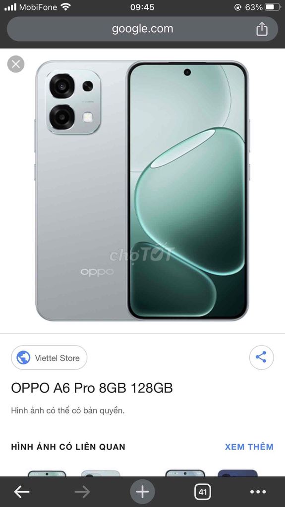 Oppo A6 Pro 8GB/128GB Bạc. Mua bán Điện thoại tại Quận Cẩm Lệ Đà Nẵng được đăng bởi Toàn hình 1