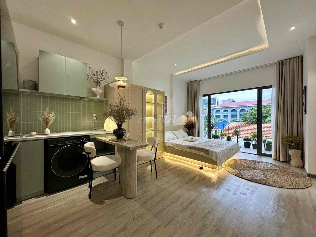 ✨CĂN HỘ 1PN CAO CẤP BAN CÔNG | FULL NỘI THẤT NGAY KHU TÂN ĐỊNH - Q1