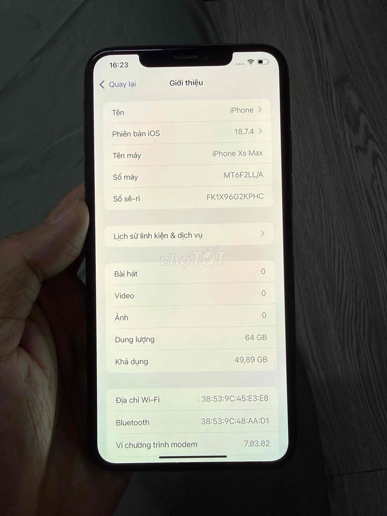 bán 2 máy Apple iPhone XS Max và IPhone XR 128gb. Mua bán Điện thoại tại Quận 8 Tp Hồ Chí Minh được đăng bởi Phong hình 1