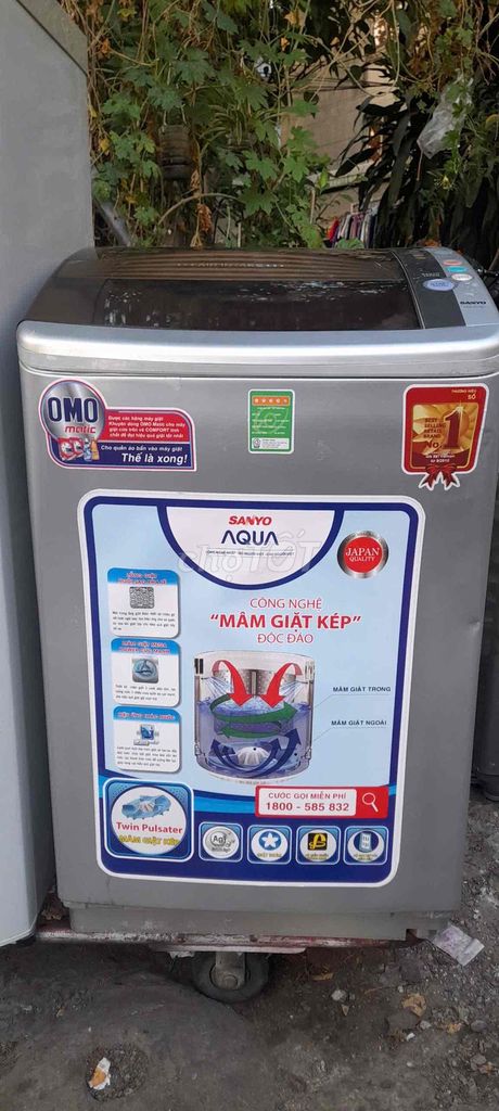 Máy giặt Sanyo Aqua 8kg5 bh 6 tháng