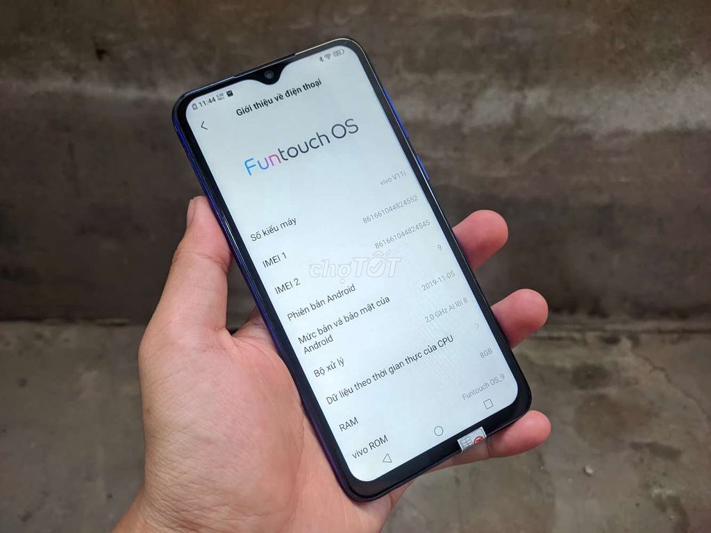 Vivo V11i 8/128GB Tím. Mua bán Điện thoại tại Thành phố Thủ Đức Tp Hồ Chí Minh được đăng bởi Văn Lâm hình 1