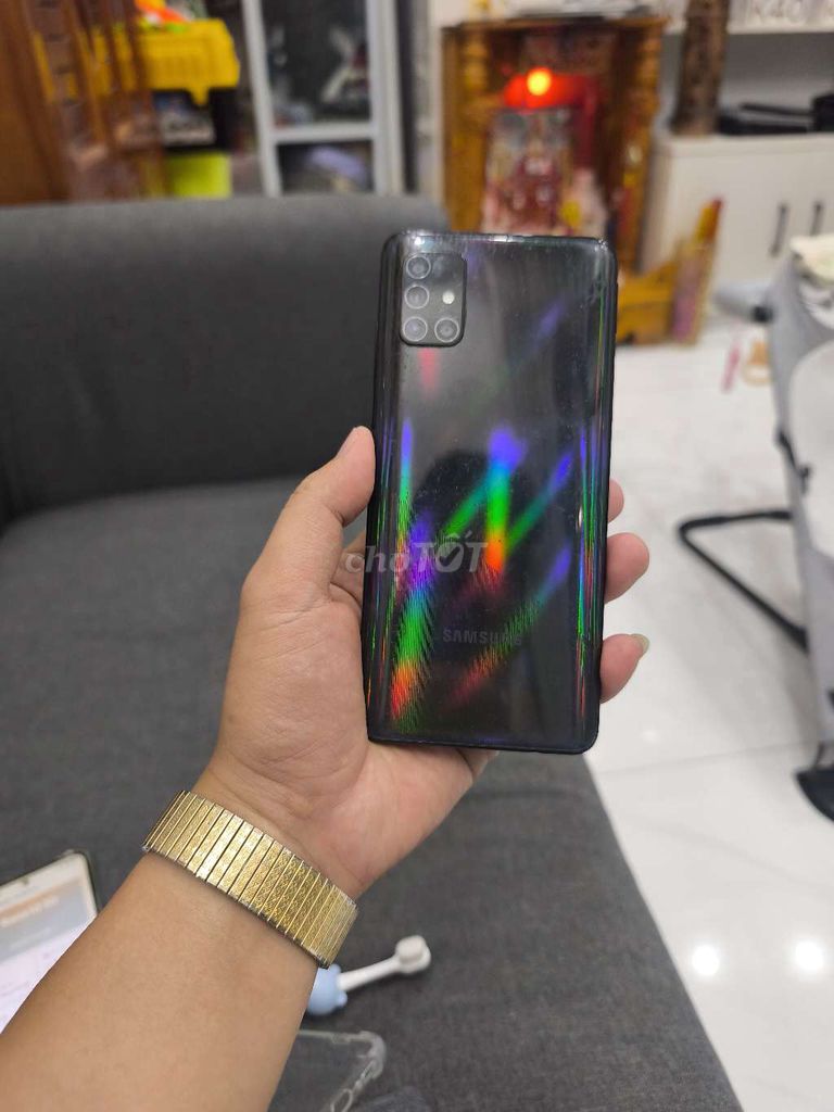Samsung A51 6GB/128GB Đen. Mua bán Điện thoại tại Thành phố Sóc Trăng Sóc Trăng được đăng bởi Long hình 1