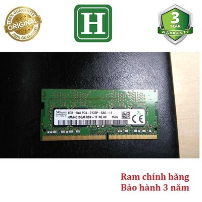 Ram laptop DDR4 4GB bus 2133,  bảo hành 3 năm
