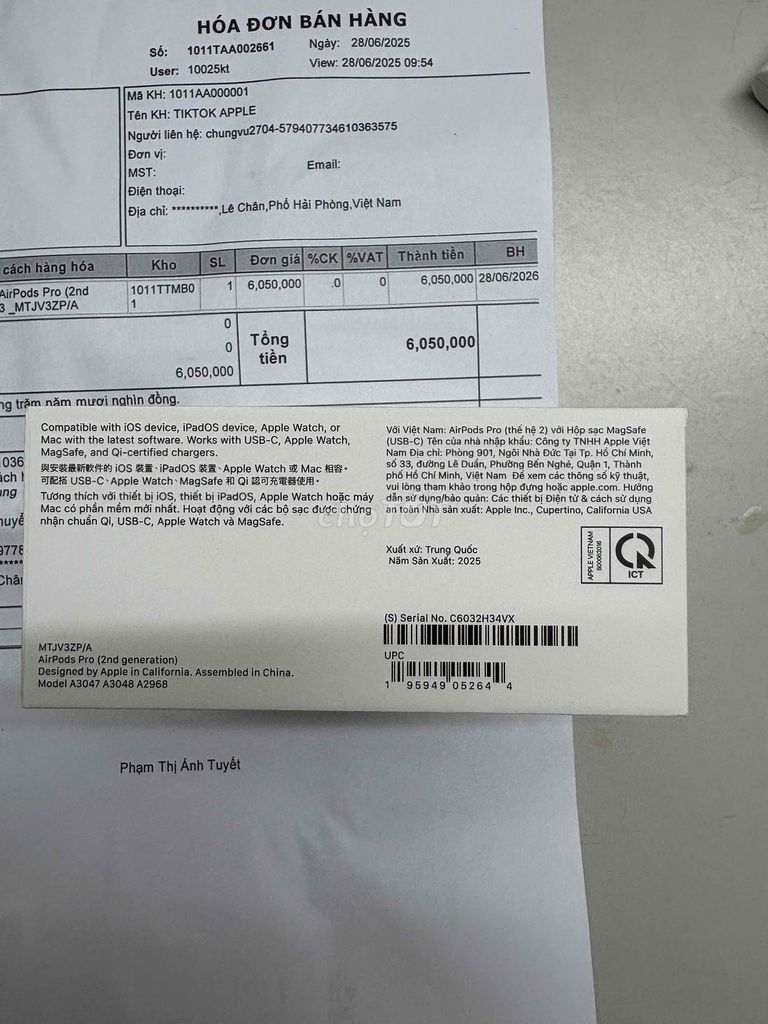 Tai nghe Apple AirPods Pro (2nd generation 2023)