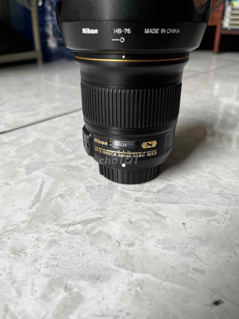 len nikon 24 F1.8 nano. Mua bán Máy ảnh, Máy quay tại Quận Tân Phú Tp Hồ Chí Minh được đăng bởi Tấn Anh  hình 1