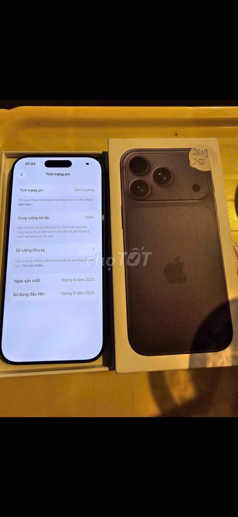 Apple iPhone 17 Pro 256GB Xanh. Mua bán Điện thoại tại Quận Phú Nhuận Tp Hồ Chí Minh được đăng bởi tran van quang hình 1