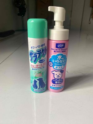 Lion Tắm Khô Chó Hồng
