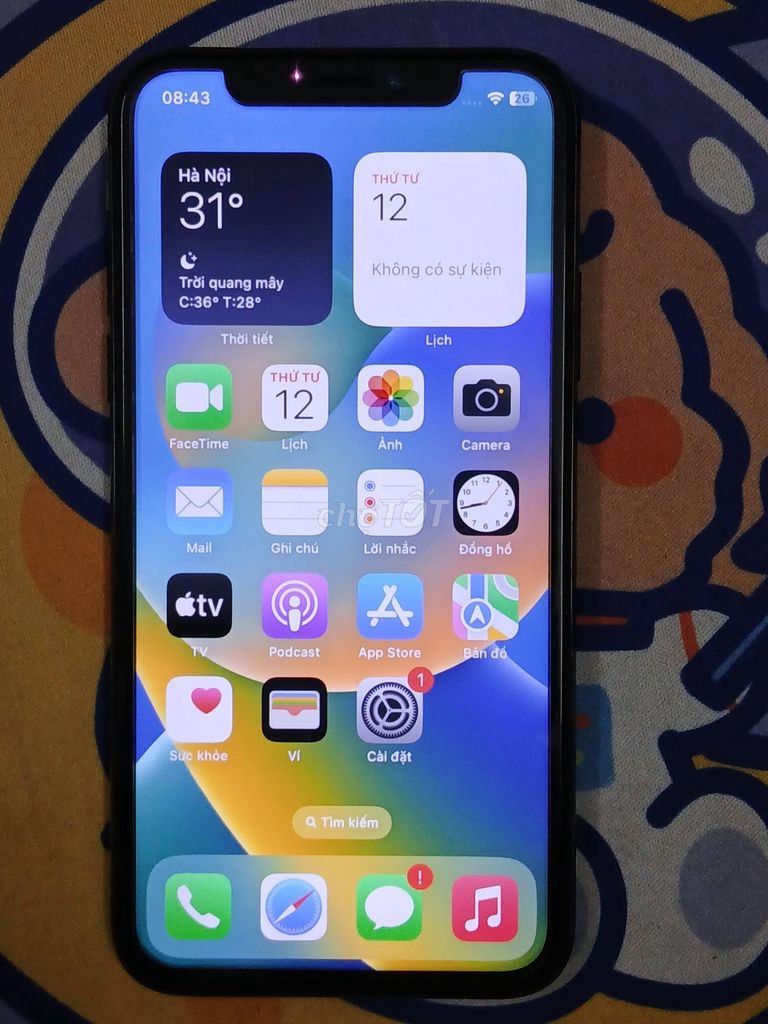 Apple iPhone X 64GB Đen 100%. Mua bán Điện thoại tại Quận Tân Bình Tp Hồ Chí Minh được đăng bởi Hội Đồ Điện Tử hình 1