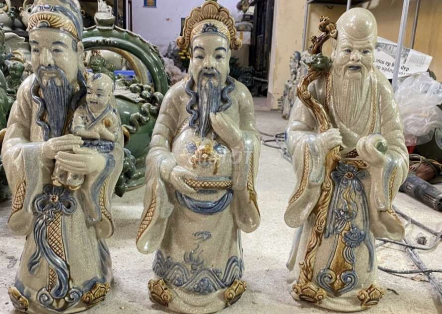 Tượng phong thủy Gốm Bát Tràng men rạn cổ. Mua bán Đồ sưu tầm, đồ cổ tại Quận Hà Đông Hà Nội được đăng bởi Duy xd hình 1