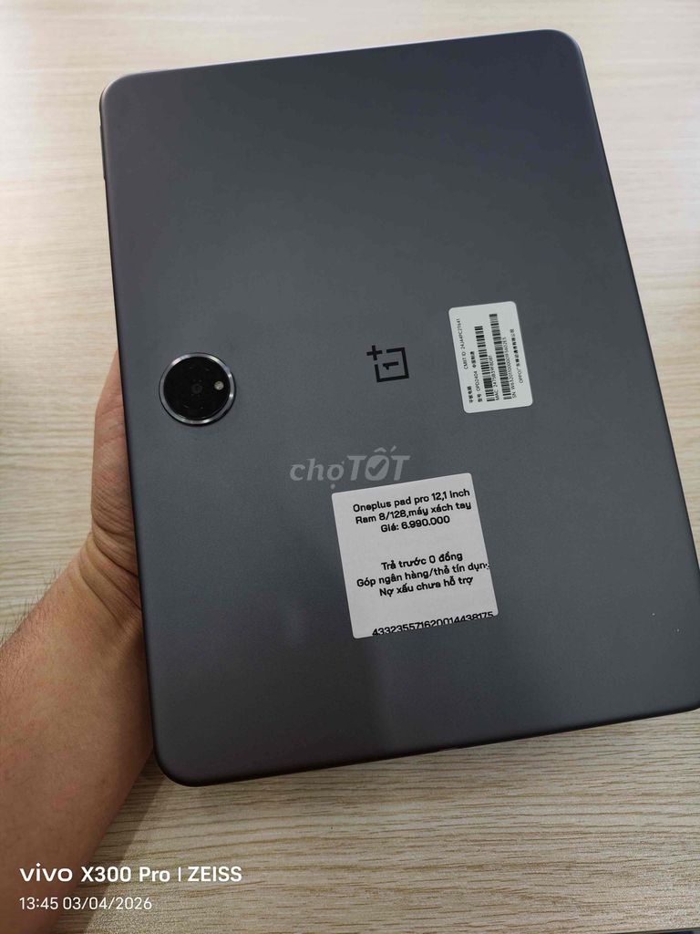 OnePlus Pad Pro 8GB/128GB Xám. Mua bán Máy tính bảng tại Thành phố Long Xuyên An Giang được đăng bởi Khoa Knmobile An Giang hình 1