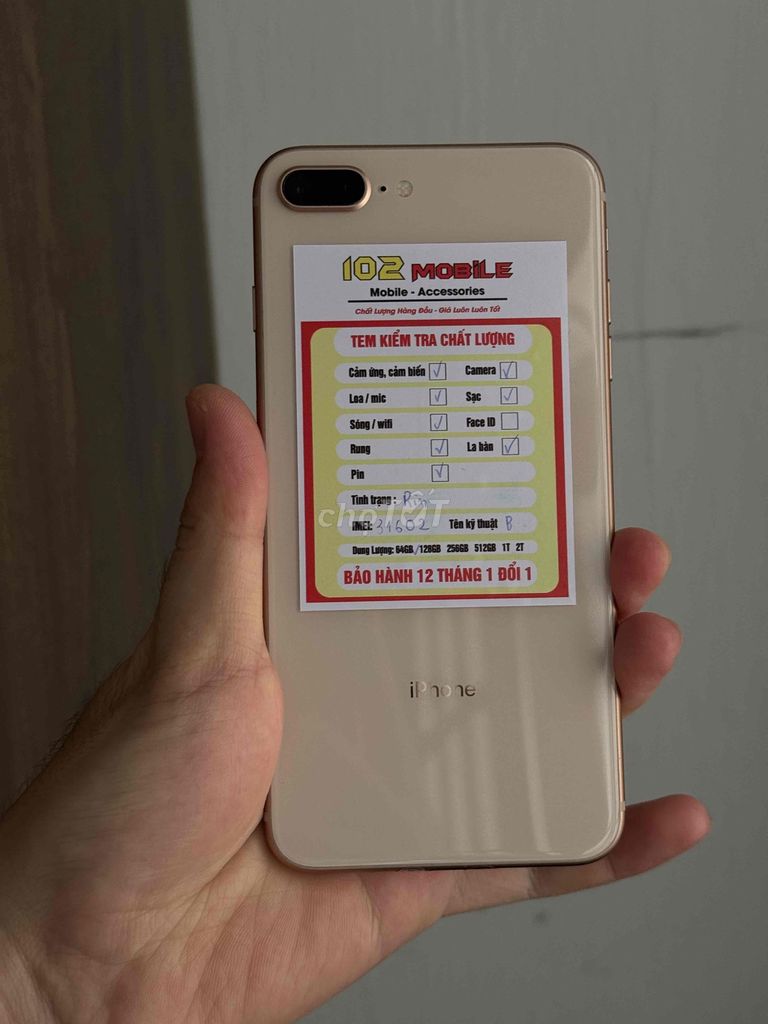 iPhone 8 Plus 64GB Vàng máy đẹp, full chức năng. Mua bán Điện thoại tại Thành phố Buôn Ma Thuột Đắk Lắk được đăng bởi Nguyễn Hoàng hình 1