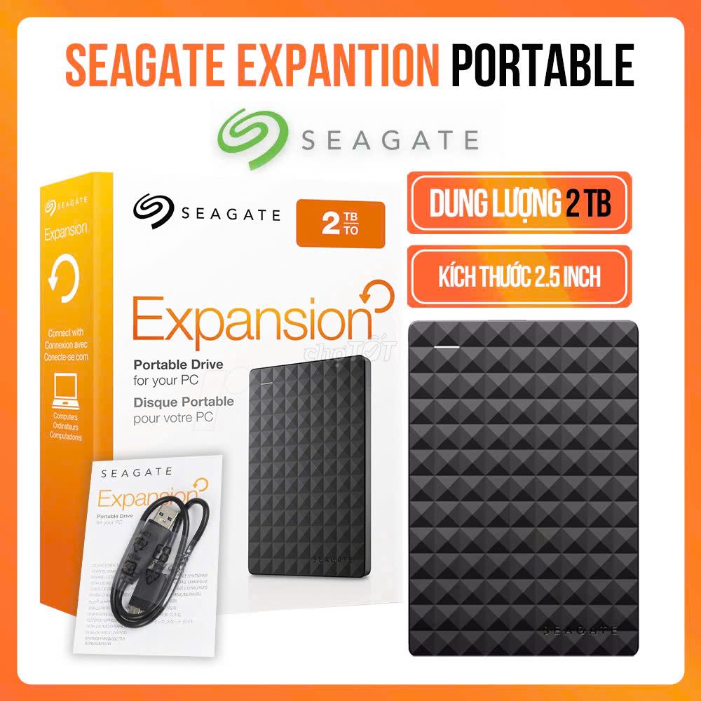 HDD Box Seagate EXPANSION 2.5” - 500GB 1TB 2TB. Mua bán Linh kiện (RAM, Card...) tại Quận 10 Tp Hồ Chí Minh được đăng bởi Tùng HH hình 1