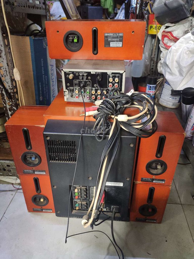 Dàn 5.1 Onkyo v20x  cắm lộn điện ( mất nguồn). Mua bán Tivi, Âm thanh tại Quận 11 Tp Hồ Chí Minh được đăng bởi Lê Thụy hình 3