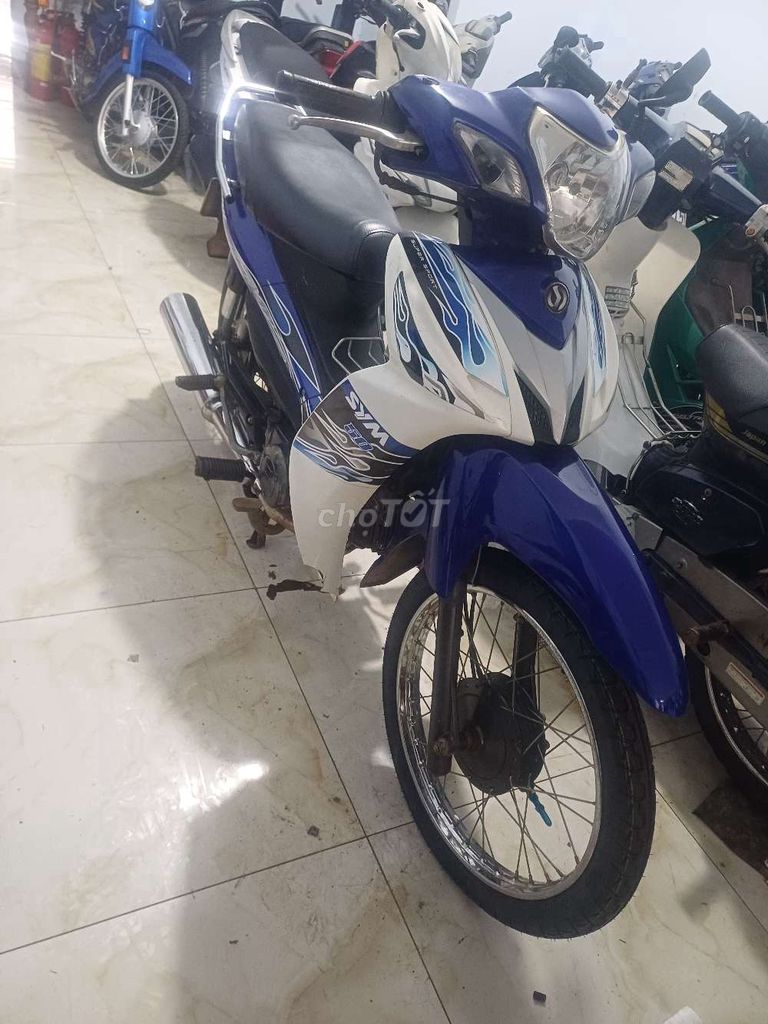 SYM Elegant màu Xanh trắng. Mua bán Xe máy tại Huyện Di Linh Lâm Đồng được đăng bởi xe  khánh ngọc và uy vũ hình 1