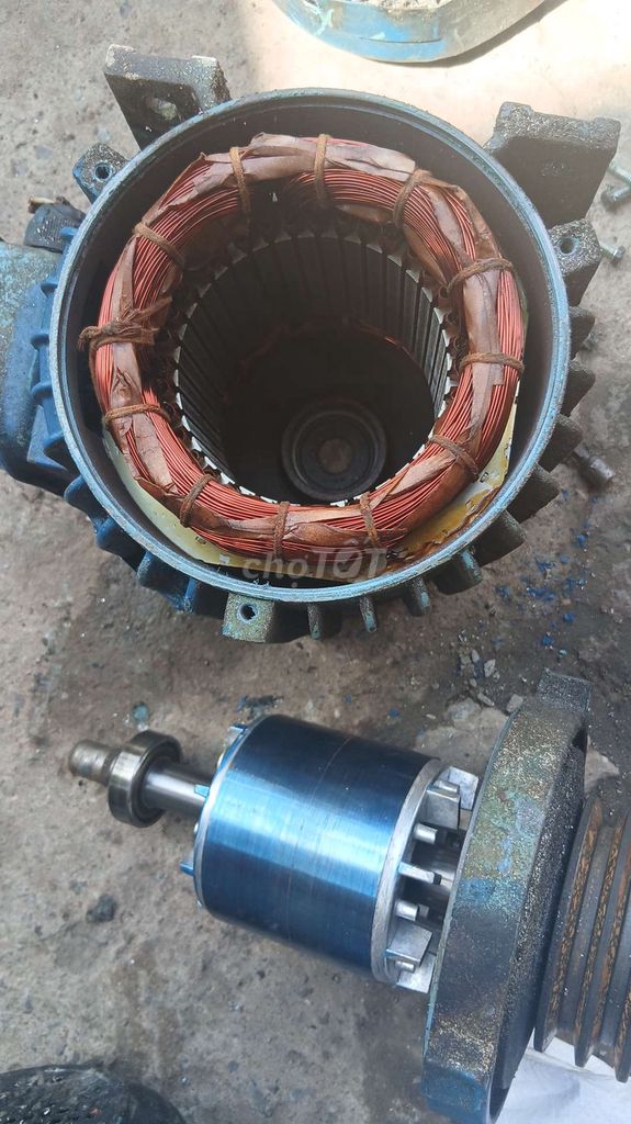 Mô tơ điện 2hp 1450 vòng/phút Xanh. Mua bán Đồ chuyên dụng, Giống nuôi trồng tại Thị xã Bến Cát Bình Dương được đăng bởi Vinh hình 1