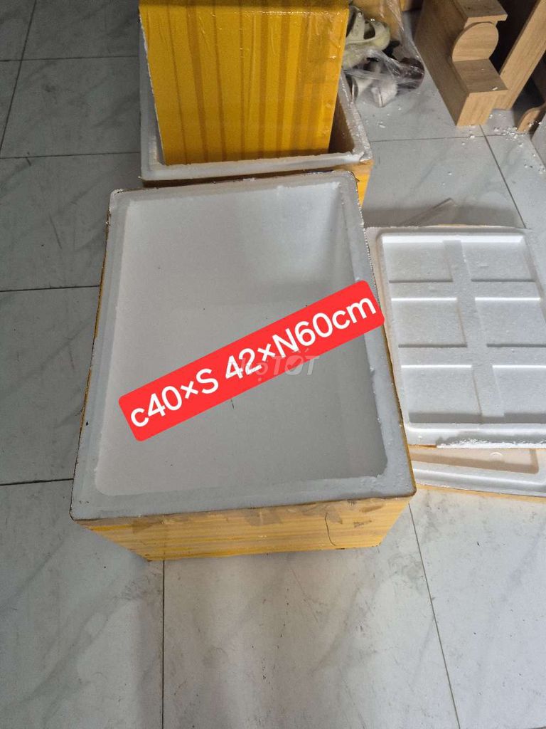 Thùng xốp Vàng 42x60cm. Mua bán Nội thất, đồ gia dụng khác tại Quận 12 Tp Hồ Chí Minh được đăng bởi Ngọc Thành hình 1