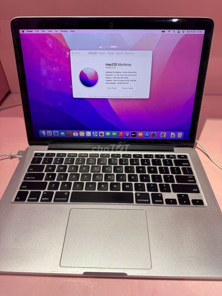 Apple MacBook Pro i5 13 inch 8GB/128GB. Mua bán Laptop tại Quận Phú Nhuận Tp Hồ Chí Minh được đăng bởi Pass đồ không dùng hình 1