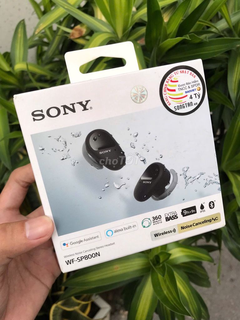 Tai nghe Sony WF-SP800N Chống ồn Đen. Mua bán Tivi, Âm thanh tại Quận Gò Vấp Tp Hồ Chí Minh được đăng bởi Tiem Secondhand hình 1