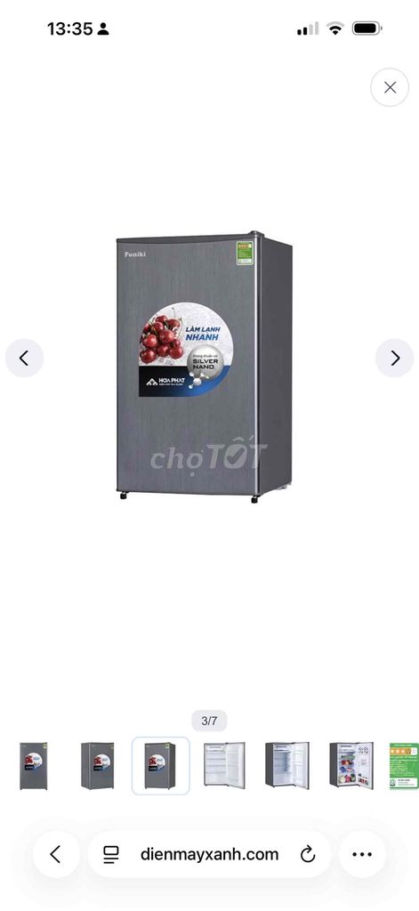 Tủ lạnh Funiki FR-91CD 90L. Mua bán Tủ lạnh tại Thành phố Thủ Đức Tp Hồ Chí Minh được đăng bởi Nhật Trường hình 1