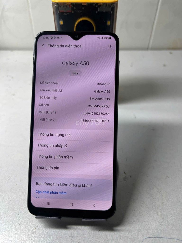 Samsung A50 Đa sắc Mất vân tay. Mua bán Điện thoại tại Quận Tân Bình Tp Hồ Chí Minh được đăng bởi Hội Đồ Điện Tử hình 1