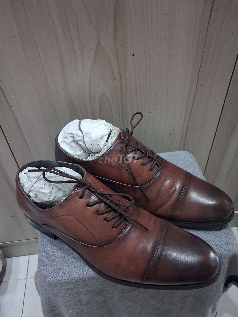 Giày tây Oxford Nam Da Nâu 41. Mua bán Giày dép tại Quận 7 Tp Hồ Chí Minh được đăng bởi An Vũ hình 1