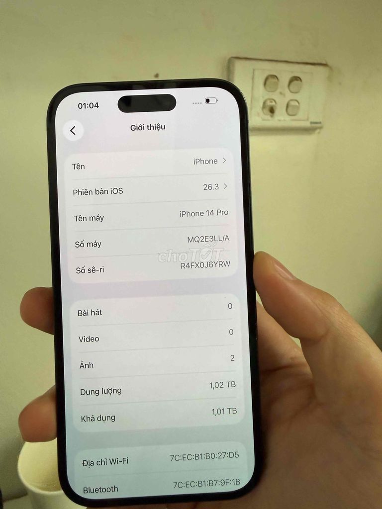 Apple iPhone 14 Pro 1TB Đen LL/A. Mua bán Điện thoại tại Quận Hoàng Mai Hà Nội được đăng bởi Thành Phạm hình 1