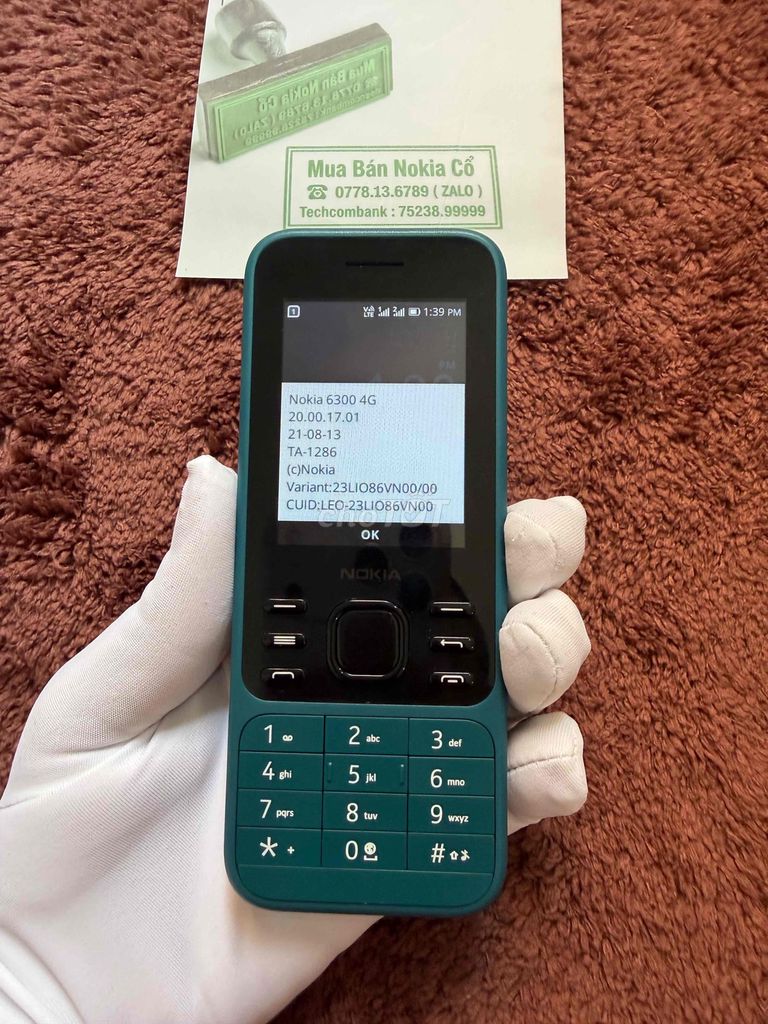 Nokia 6300 Xanh 4G 2s,Wifi,phát Wifi, 99% FPT zin. Mua bán Điện thoại tại Quận 10 Tp Hồ Chí Minh được đăng bởi Mua Bán Nokia Cổ hình 1