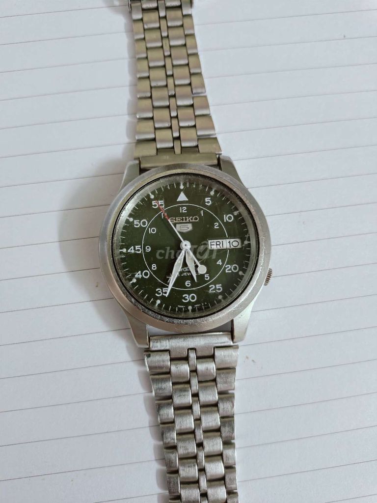 Đồng hồ Seiko 5 Thép không gỉ Bạc. Mua bán Đồng hồ tại Huyện Khoái Châu Hưng Yên được đăng bởi banhsukemm hình 1