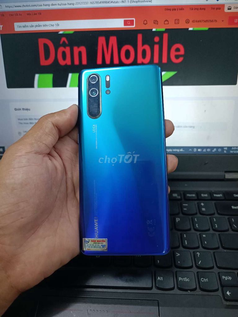 HƯAEI P30 PRO 8GB.256GB KIRIN 980 PIN 4200 FULL CN