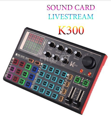 SOUNDCARD K300 Live Stream, Micro Thu Âm youtube