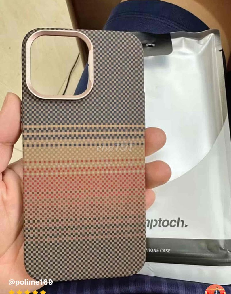Ốp lưng iPhone 16 Pro Max Carbon Nhiều màu. Mua bán Phụ kiện (Màn hình, Chuột...) tại Quận Lê Chân Hải Phòng được đăng bởi Đỗ Văn Thắng hình 1