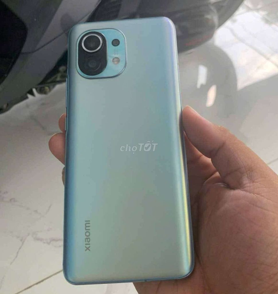 Xiaomi Mi 11 128GB Xanh Màn hình sọc. Mua bán Điện thoại tại Thành phố Ngã Bảy Hậu Giang được đăng bởi Huỳnh Quốc Vinh hình 1