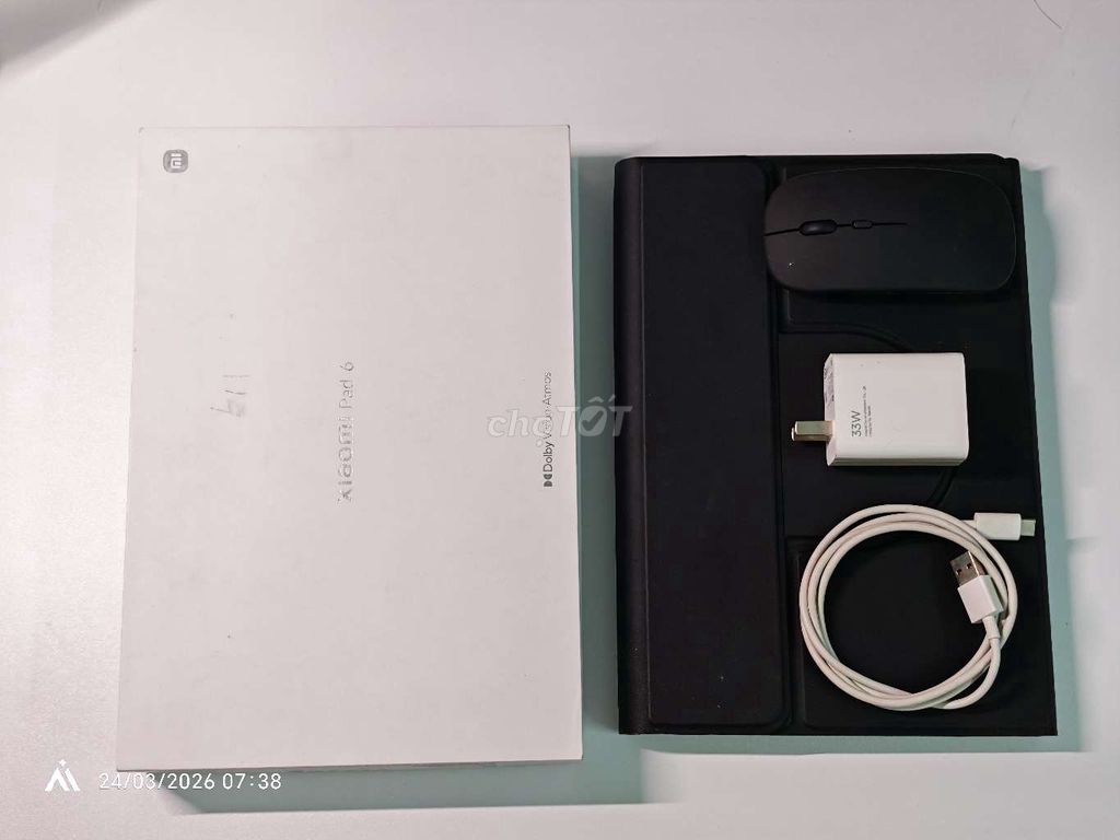 Xiaomi Pad 6 8/128 Full phụ kiện theo máy. Mua bán Máy tính bảng tại Quận Thanh Xuân Hà Nội được đăng bởi Nguyễn Minh Quân hình 1