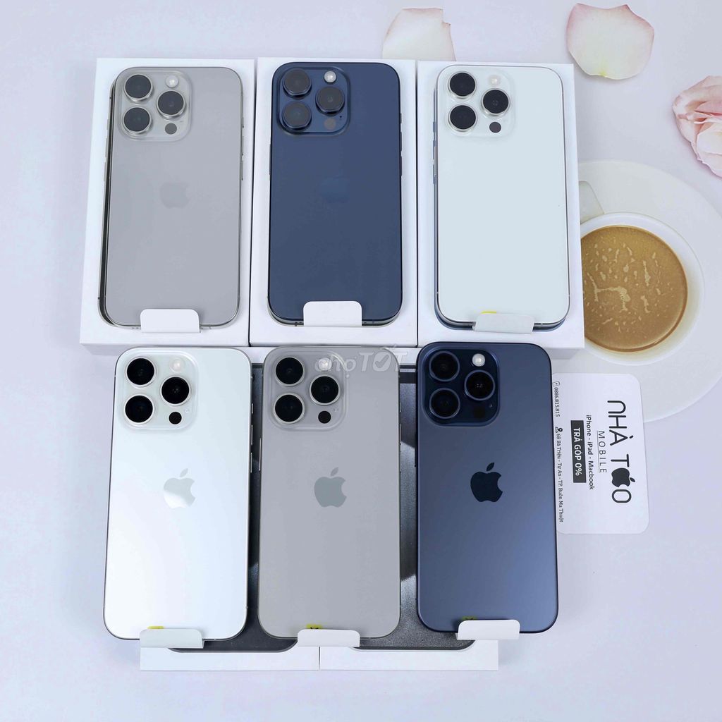 iPhone 15 PRO NEW CHƯA ACTIVE/ Đủ màu