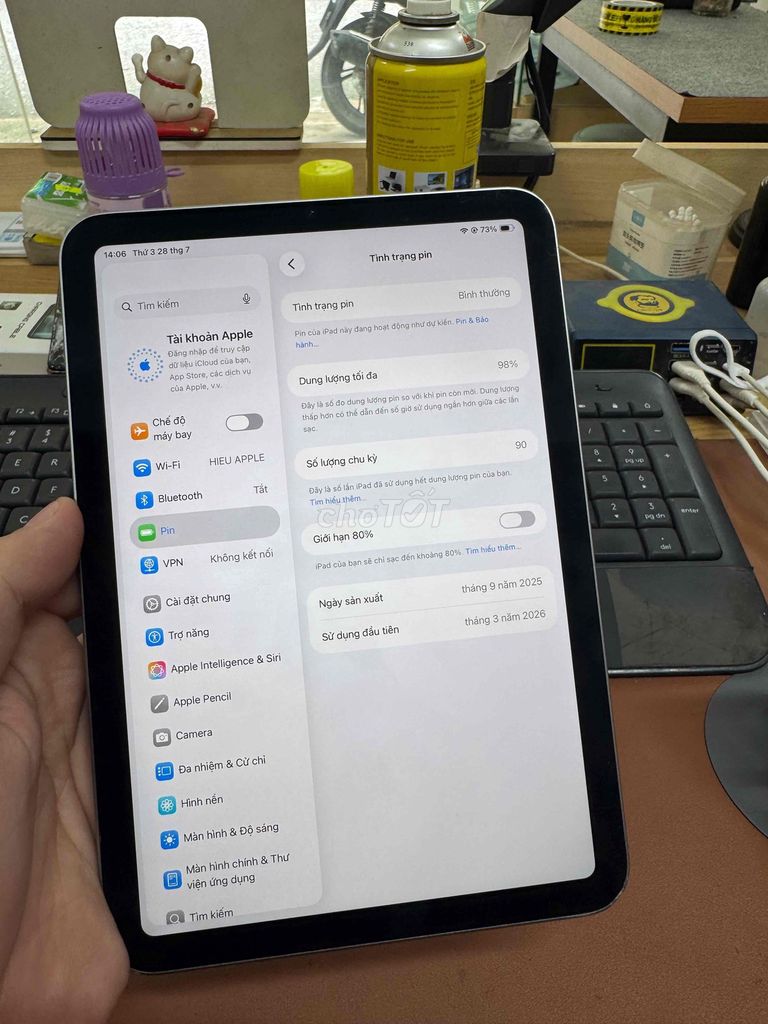 Apple iPad mini 7 128GB Bạc. Mua bán Máy tính bảng tại Thành phố Bắc Ninh Bắc Ninh được đăng bởi Minh Khôi hình 1