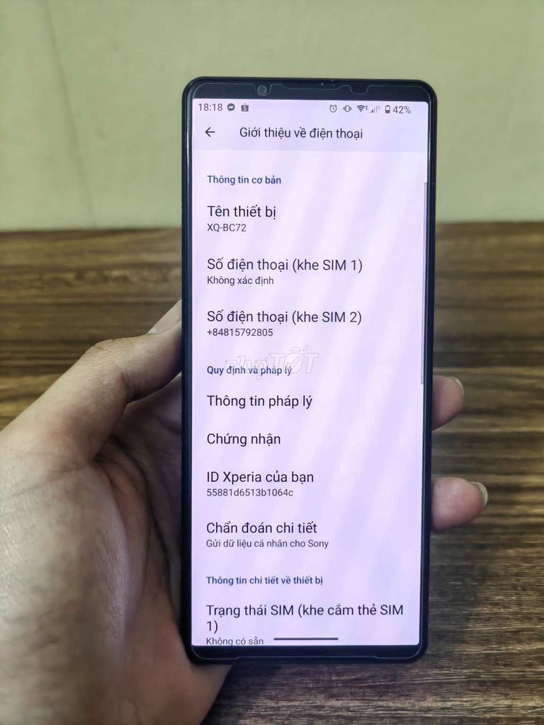 Sony Xperia 1 III 256GB 2 sim Đen. Mua bán Điện thoại tại Quận Cầu Giấy Hà Nội được đăng bởi anh hình 1
