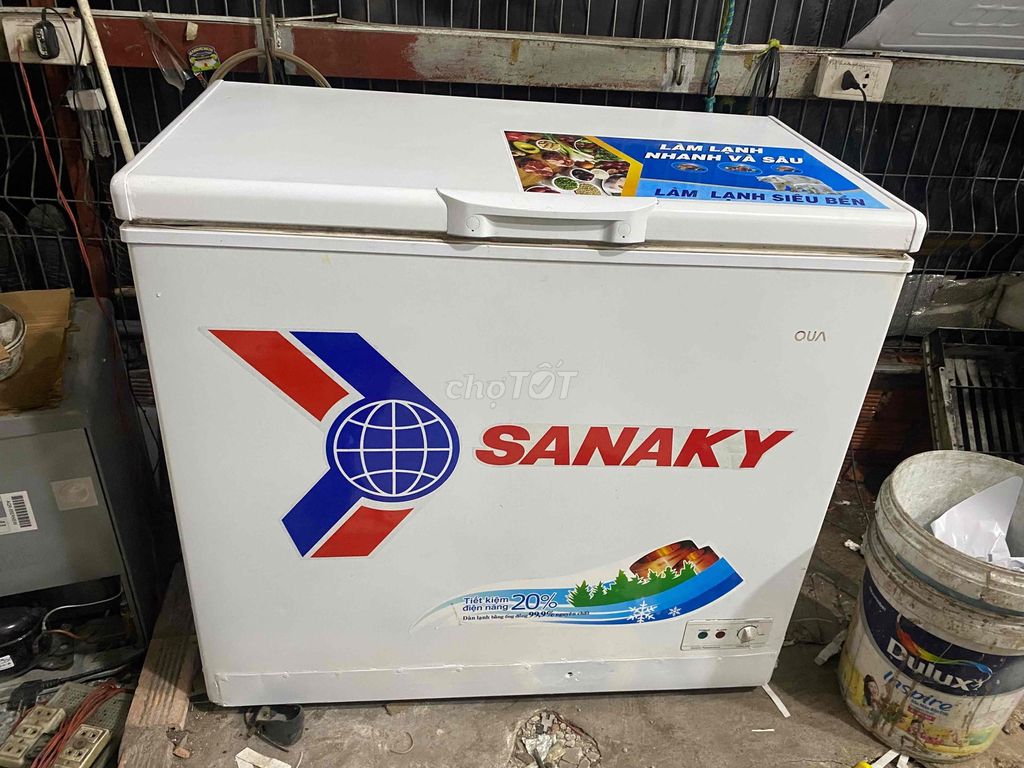 Tủ đông Sanaky 200L Trắng đã sử dụng. Mua bán Tủ lạnh tại Quận Bình Thạnh Tp Hồ Chí Minh được đăng bởi MuaBanDienLanh hình 1