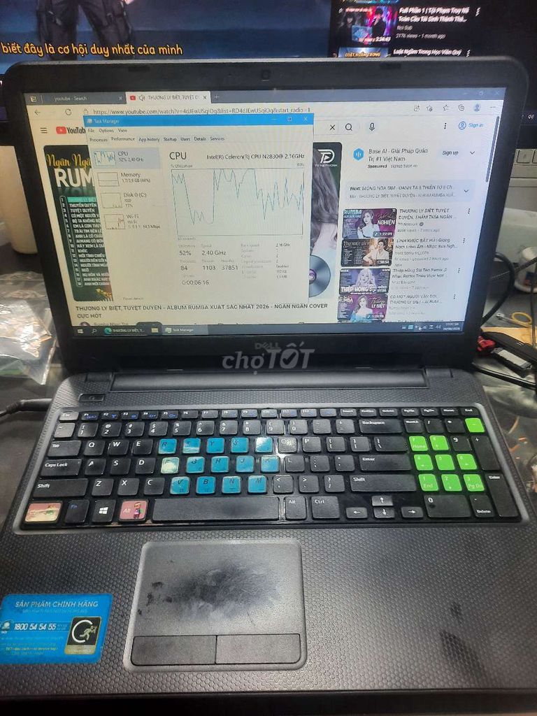 Dell Inspiron 3531 Celeron N2830. Mua bán Laptop tại Thành phố Vũng Tàu Bà Rịa - Vũng Tàu được đăng bởi Nguyễn Lộc hình 1