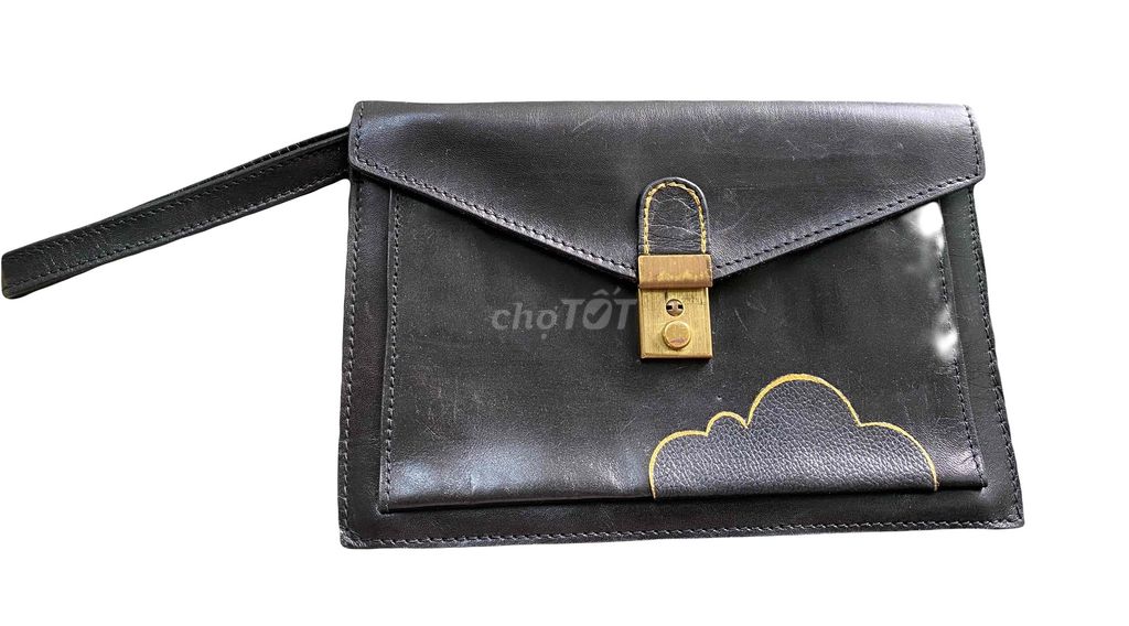 clutch bì thư  Da thật Đen. Mua bán Túi xách tại Quận Hải Châu Đà Nẵng được đăng bởi hanh hình 1
