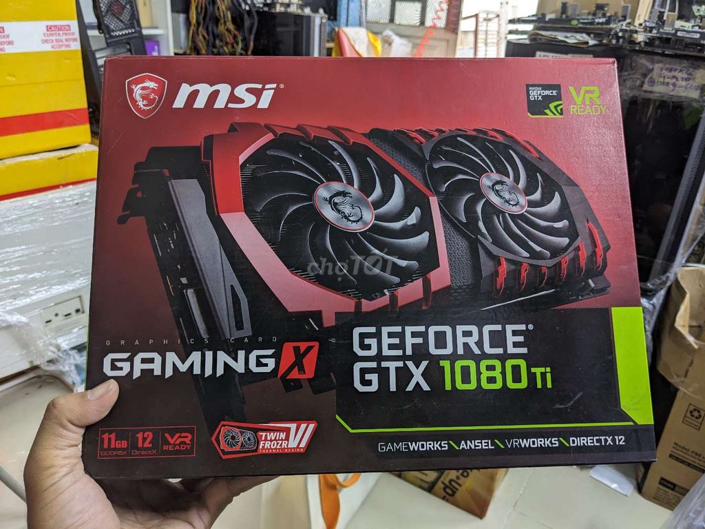 GTX 1080 Ti 11Gb Full Box. Không Trâu - Không Coin